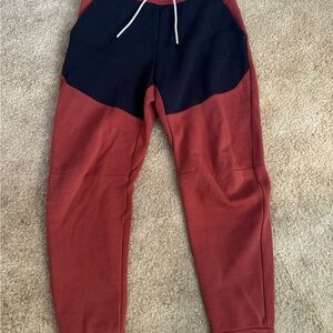 Nike Kids Red and Black Joggers